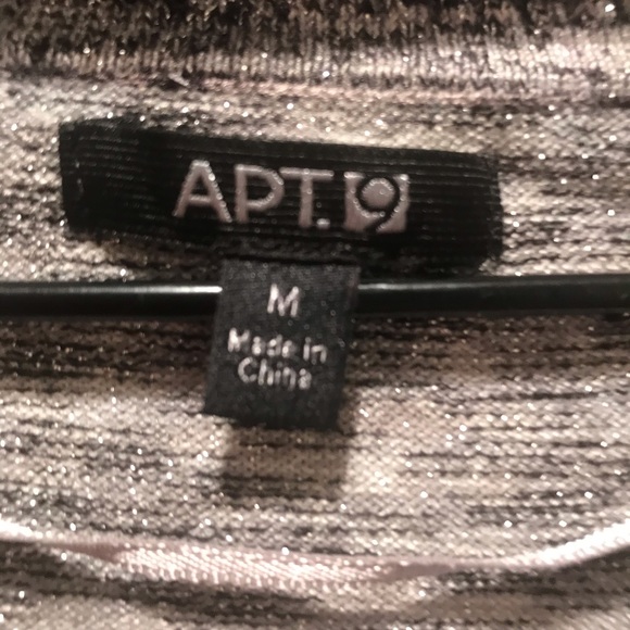 APT 9, WOMANS PEWTER SEMI FITTED TUNIC - Picture 3 of 4